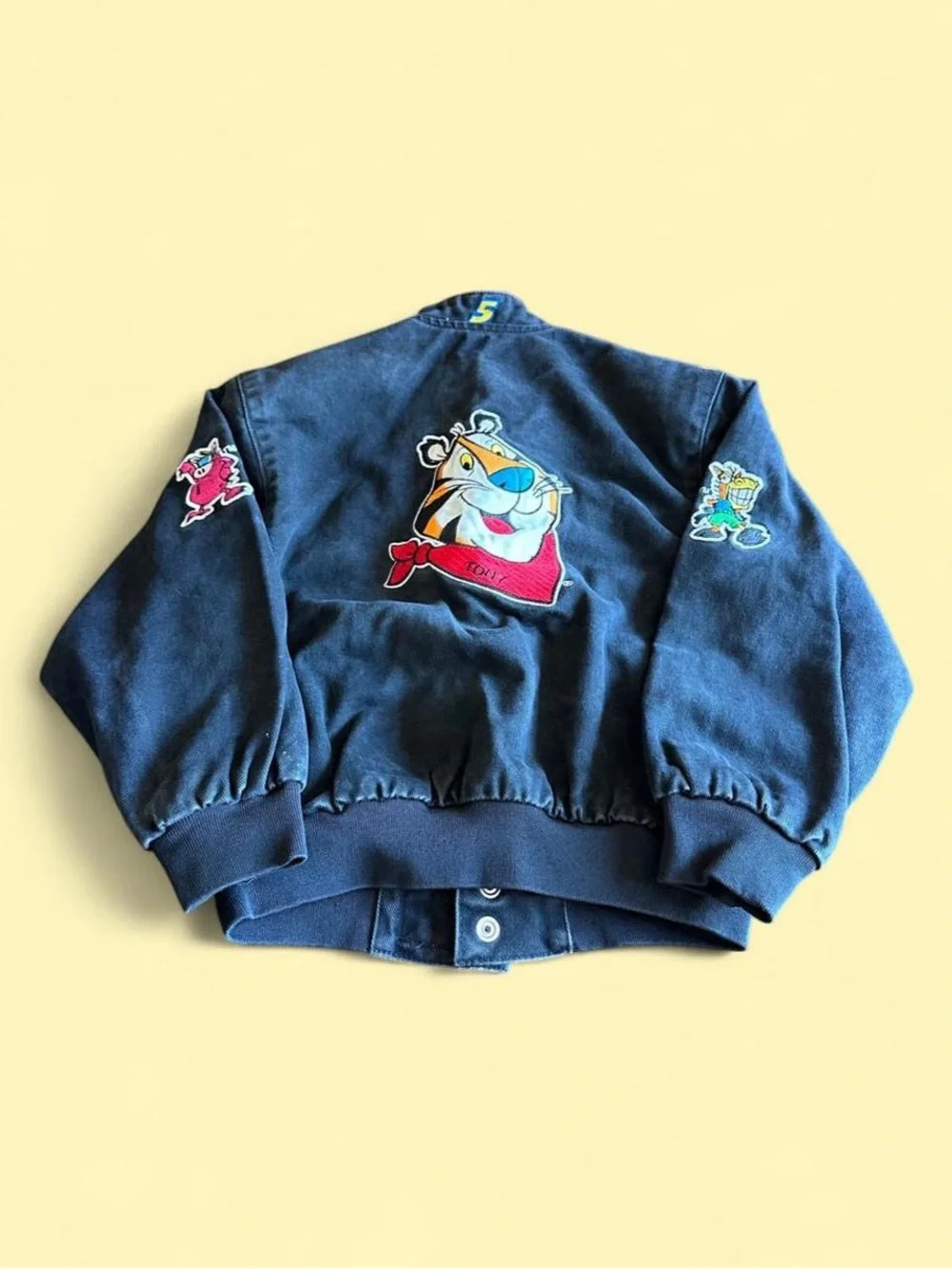 Vintage Kellogg’s Tony the Tiger NASCAR Racing Jacket Kids Size L